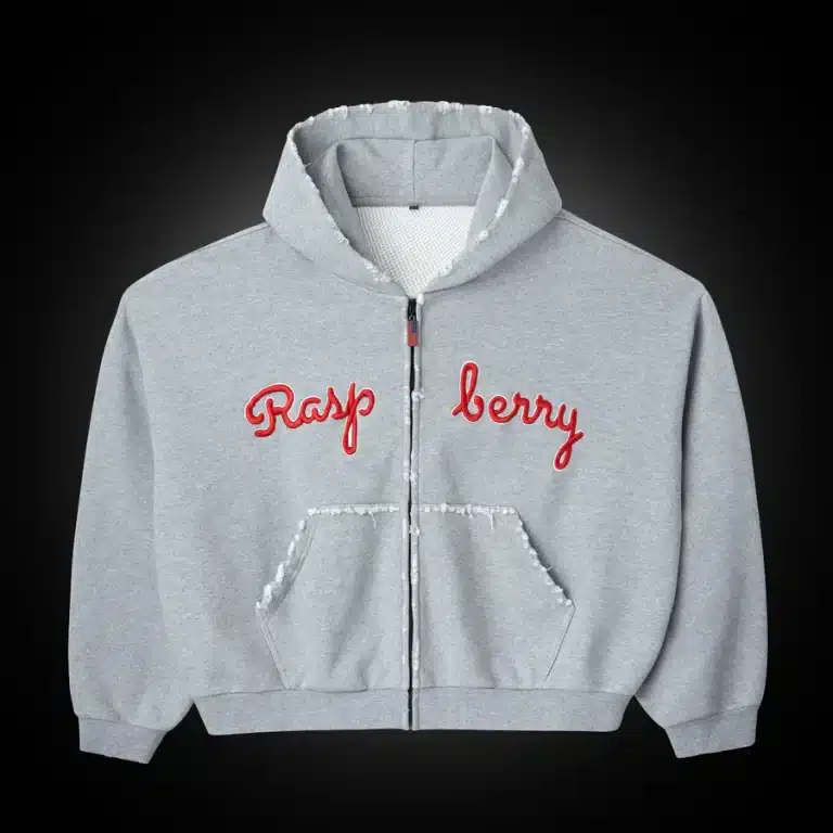 RHDD-0216glow_900x-768x768-1.webp Raspberry Hills SCRIPT ZIP UP Hoodie - Image 1