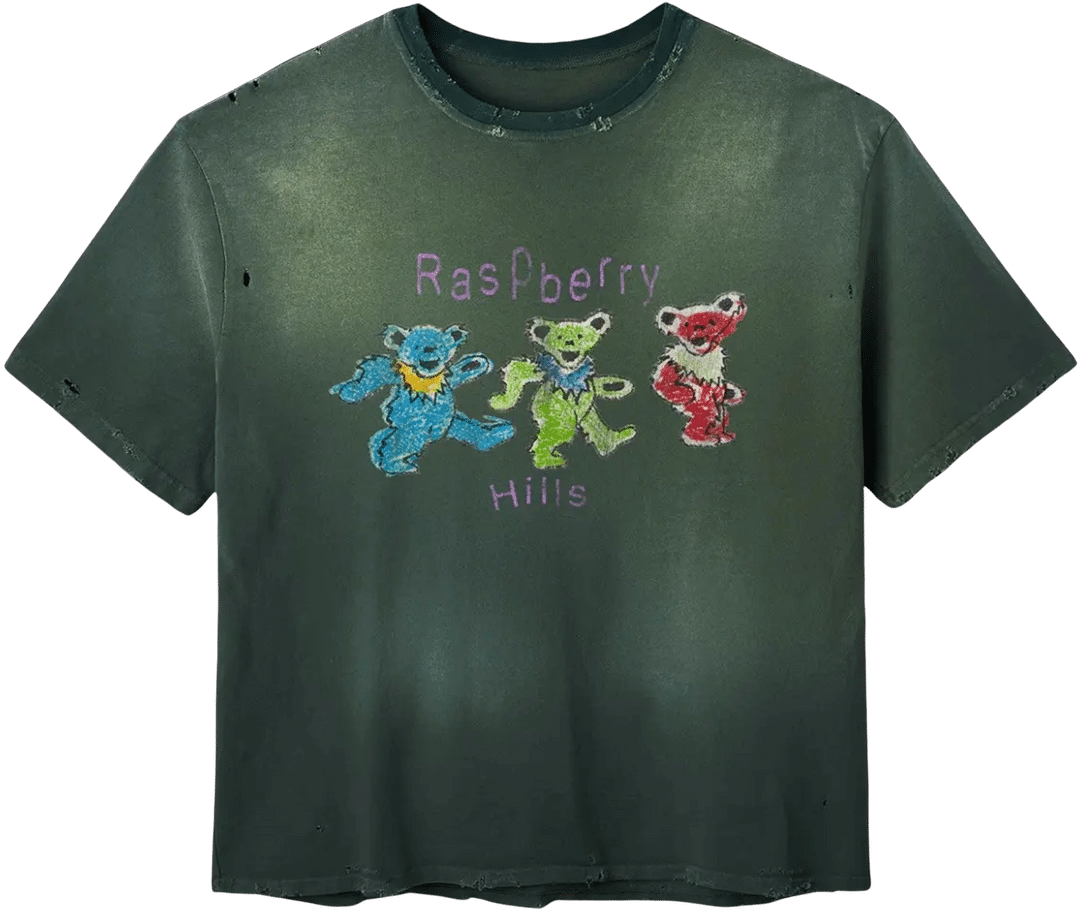 download-2025-04-21T223818.798-1.png Raspberry Hills Grateful Berry Green Tee - Image 1